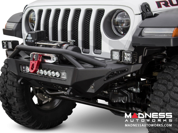 Jeep Wrangler JL Winch Bumper - Front - Stealth Fighter